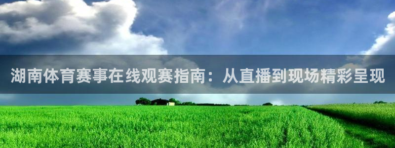 jrkan直播体育网nba：湖南体育赛事在线观赛指南：从直播到现场精彩呈现